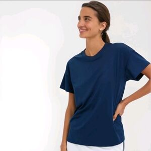 Tuckernuck Sport Short Sleeve Tennis Shirt Vanewell In Navy S Athletic Leisure